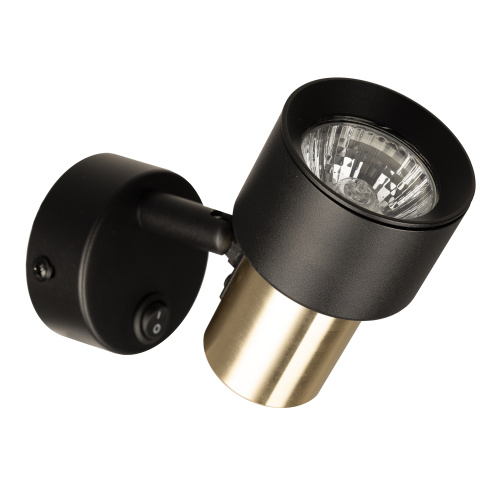 Citilux SAT CL505611 Спот поворотный с выключателем Чёрный+Золото фото 9 Citilux SAT CL505611 Спот поворотный с выключателем Чёрный+Золото фото 9