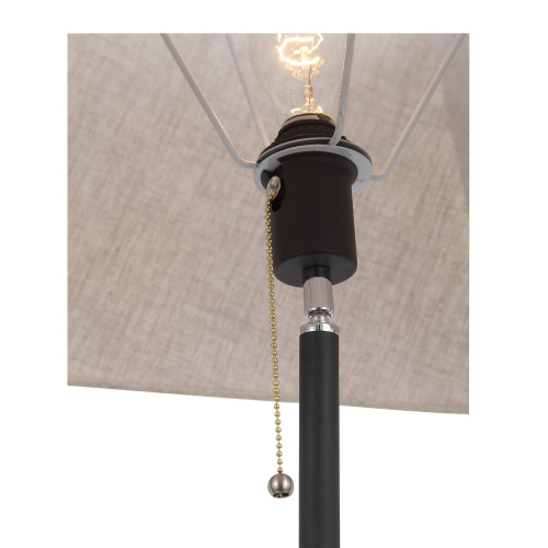 SLE302.415.01 Торшер ST-Luce Черный, Коричневый/Бежевый E27 1*40W MENOLA фото 7
