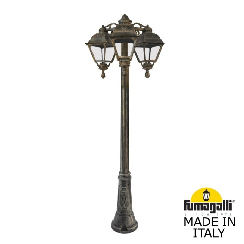 Fumagalli Садово-парковый фонарь FUMAGALLI GIGI BISSO/CEFA 3L DN U23.156.S30.BXE27 DN Fumagalli Садово-парковый фонарь FUMAGALLI GIGI BISSO/CEFA 3L DN U23.156.S30.BXE27 DN