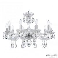 Люстра хрустальная 117/10/240 Ni Bohemia Ivele Crystal (Богемия Ивеле Кристалл)
