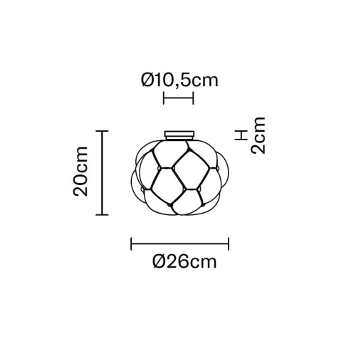 Потолочный светильник Cloudy d26 фото 2 Потолочный светильник Cloudy d26 фото 2