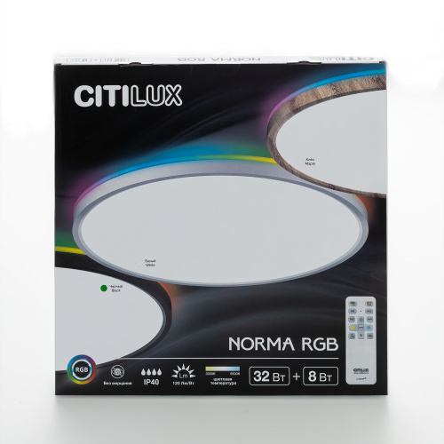 Citilux NORMA CL749401 LED RGB Светильник с пультом Чёрный фото 10 Citilux NORMA CL749401 LED RGB Светильник с пультом Чёрный фото 10