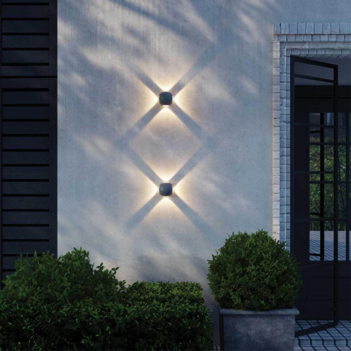 358464 STREET NT20 738 темно-серый  Ландшафтный настенный св-ник IP54 LED 4000K 12W 85-265V  CALLE фото 2