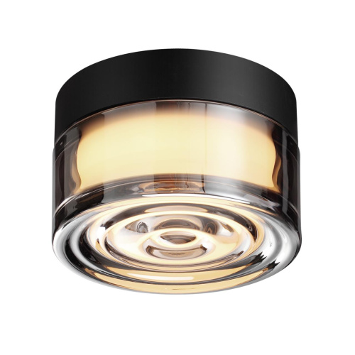 7157/6CL HIGHTECH ODL26 493 Настенно-потолочный светильник черный/дымчатый/стекло/поликарбонат IP65 LED 6W 410Лм 2200/2700/3000K 120° 220-240V RONDA фото 3 7157/6CL HIGHTECH ODL26 493 Настенно-потолочный светильник черный/дымчатый/стекло/поликарбонат IP65 LED 6W 410Лм 2200/2700/3000K 120° 220-240V RONDA фото 3