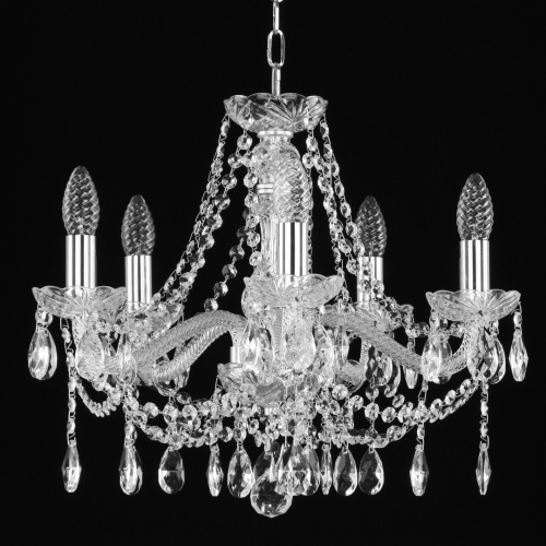 Люстра хрустальная 107/5/165 Ni Bohemia Ivele Crystal (Богемия Ивеле Кристалл) фото 3 Люстра хрустальная 107/5/165 Ni Bohemia Ivele Crystal (Богемия Ивеле Кристалл) фото 3