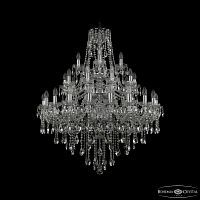 Люстра хрустальная 1415/20+10+5/300/3d Ni