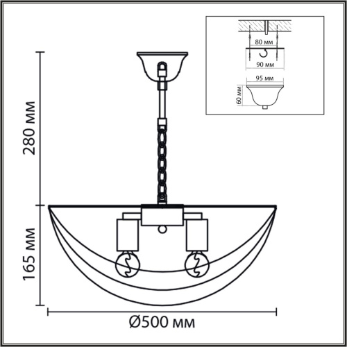 8377/5 NEOCLASSI LN26 208 хром/прозрачный, металл/хрусталь Люстра подвесная E27 5*60W 220V AMALIA