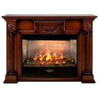 Каминокомплект LONDON/ЛОНДОН Светлый орех с очагом Электроочаг FIRESTAR/ФАЕРСТАР 33