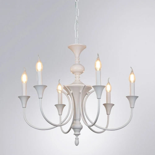 Подвесная люстра Arte Lamp COLLINETTA A4094LM-6WH фото 2 Подвесная люстра Arte Lamp COLLINETTA A4094LM-6WH фото 2