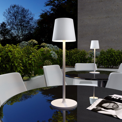 Уличный настольный светодиодный светильник Mist с аккумулятором TL70220 белый фото 2