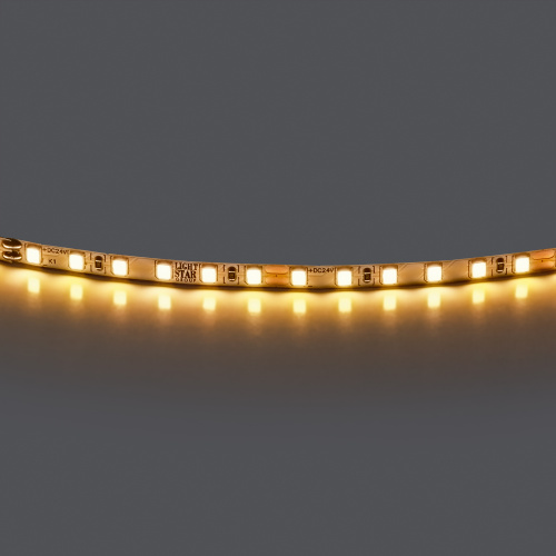 420543-01 Лента LIGHTSTAR LED 24V 5W 5m/roll 120led/m 1000lm/m 3000K с клейкой лентой М3 фото 2