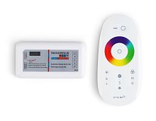 Контроллер для светодиодных лент RGB+W с сенсорным пультом RGB 18А 12В 216В - 24В 432В / RGB+W 24А 12В 288Вт - 24В 576Вт
