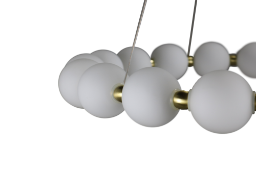 Люстра подвесная латунь LED 80Вт D64см Zortes KRANZ ZRS.1585.18 фото 4