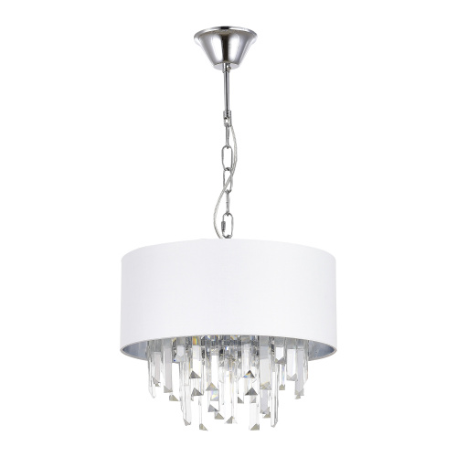 SLE1120-103-05 Светильник подвесной Хром/Белый E14 5*40W DAHLIA фото 3 SLE1120-103-05 Светильник подвесной Хром/Белый E14 5*40W DAHLIA фото 3