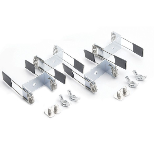 Профиль алюминиевый встраиваемый "Линии света", серебро, CAB255 фото 6