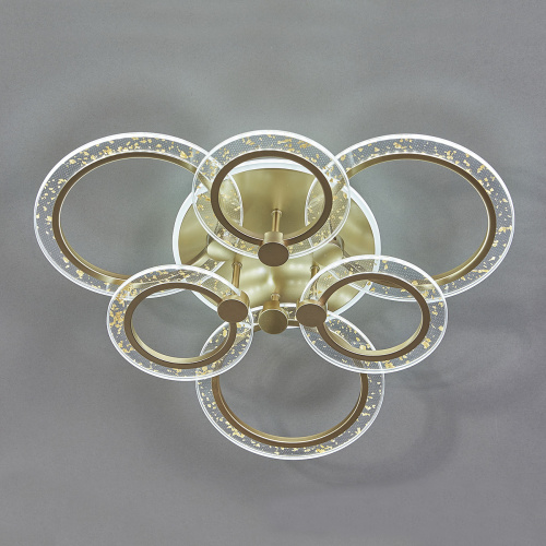 Потолочный светильник Escada 10225/6 LED*97W BL Gold фото 5