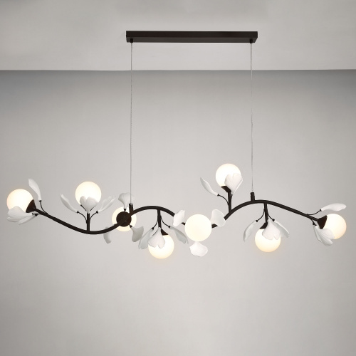 799087 Люстра CERAMO BW 8х6W(led) G9 ЧЕРНЫЙ/БЕЛЫЙ фото 12