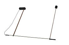 Люстра подвесная Alfa Light F3924-04 black 25W 140*6*H1 20