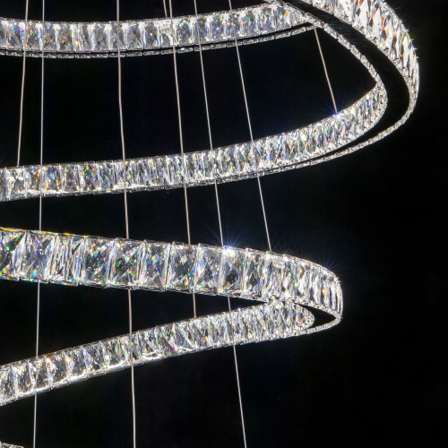 Eletto Olimpia EL330P140 LED Люстра хрустальная с пультом Хром фото 6 Eletto Olimpia EL330P140 LED Люстра хрустальная с пультом Хром фото 6
