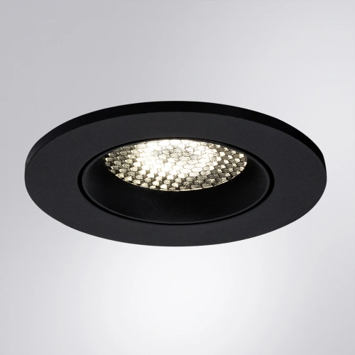 Точечный встраиваемый светильник Arte Lamp FUJI A2865PL-1BK фото 3