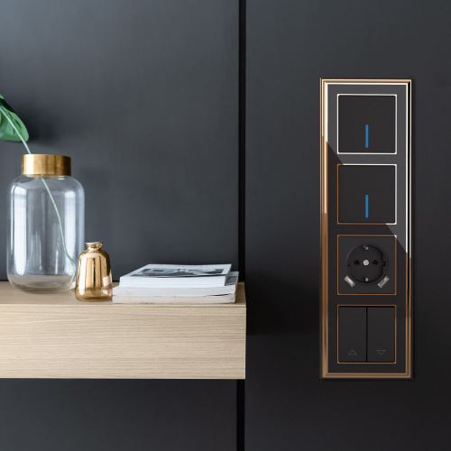 Розетка с заземлением, шторками и USBх2 (черный матовый) W1171508 фото 5 Розетка с заземлением, шторками и USBх2 (черный матовый) W1171508 фото 5