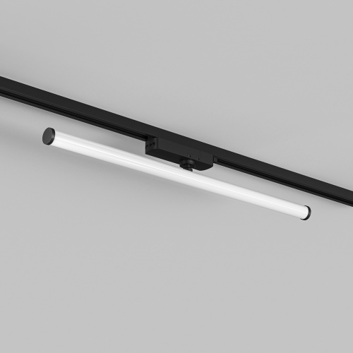 DK6638-BK Поворотный однофазный трековый светильник STROM со светодиодом L600mm 220V 15W 150° 3000K IP20 черный алюминий/акрил фото 6