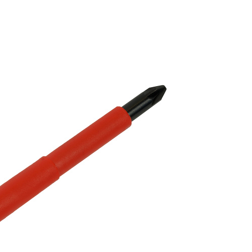 Отвертка крестовая диэлектрическая STEKKER Pz 2 х 100 мм, SDE-PZ2-100 фото 3