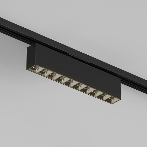 DK6434-BK Поворотный однофазный трековый светильник EDDER со светодиодом L273mm 220V 20W 30° 3000K IP20 черный алюминий фото 6