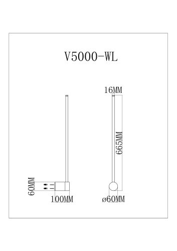 Настенный светодиодный светильник Moderli V5000-WL Ricco фото 2 Настенный светодиодный светильник Moderli V5000-WL Ricco фото 2