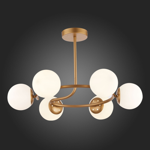 SLE220602-06 Светильник потолочный Золотистый/Белый E14 6*40W CALABRIA фото 7