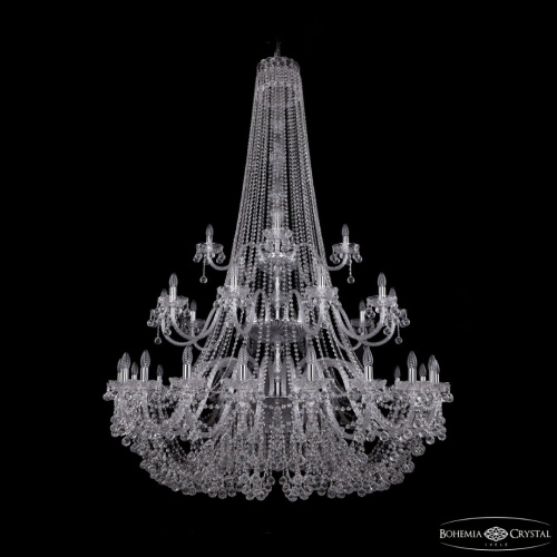 Люстра хрустальная 1409/20+10+5/530/h-203/3d Ni Люстра хрустальная 1409/20+10+5/530/h-203/3d Ni