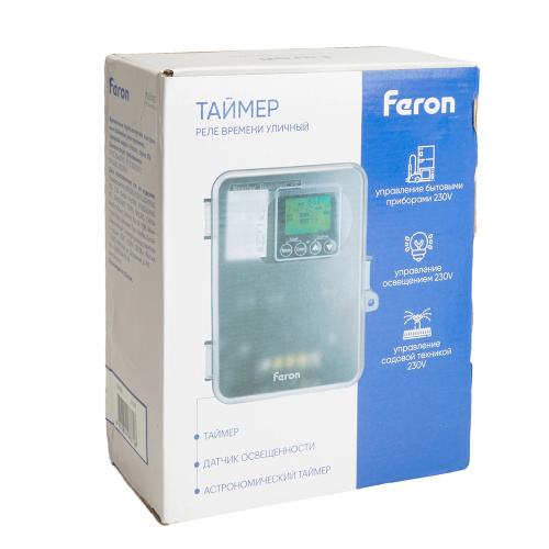 Таймер (реле времени) Feron TM100 9200W однозонный фото 7