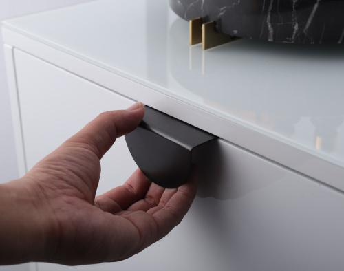 Ручка-скоба HK008 black фото 3