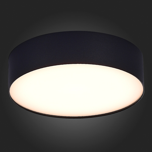 ST606.432.27 Светильник потолочный Черный LED 1*27W 3000K 2 430Lm Ra>90 120° IP20 D220xH55 185-265V Накладные светильники фото 4