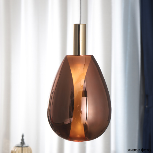 Светильник подвесной Crystal Lux GAUDI SP4W LED COPPER фото 9