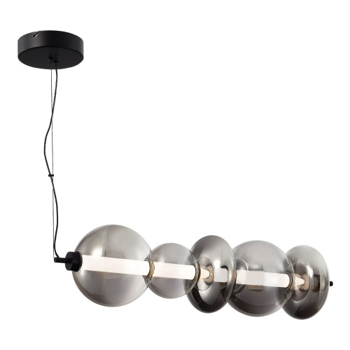 SL6119.413.40 Светильник подвесной ST-Luce Черный/Дымчато-Серый LED 1*40W 3000K PERLINA фото 4
