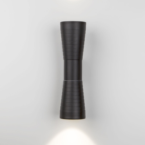 Настенный светодиодный светильник Tube double черный IP54 1502 TECHNO LED фото 2