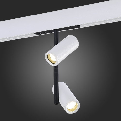 ST808.536.16 Магнитный трековый светильник Белый LED 1*16W 3000K 1 100Lm Ra>90 36° IP20 D45xH240 48V SKYLINE 48 фото 5