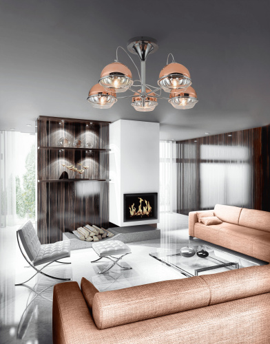 Потолочный светильник Lumina Deco Veroni LDC 1029-5 R.GD фото 2