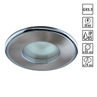 369302 SPOT NT09 601 никель/хром Встраиваемый НП светильник IP65 GX5.3 50W 12V AQUA
