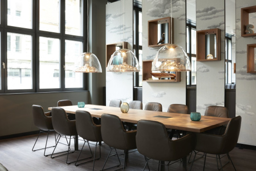 Подвесной светильник SP Mountain amber/gold фото 9