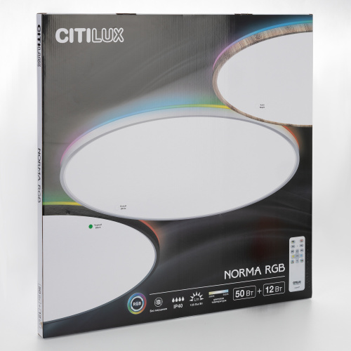 Citilux NORMA CL749601 LED RGB Светильник с пультом Чёрный фото 4 Citilux NORMA CL749601 LED RGB Светильник с пультом Чёрный фото 4