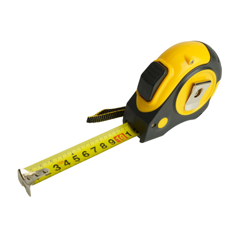 Рулетка, 10 м х 25 мм, прорезиненное покрытие, II класс точности, автостоп MTS-710-R фото 8