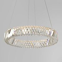 Светодиодная хрустальная люстра 101004 LED никель хрусталь Strotskis