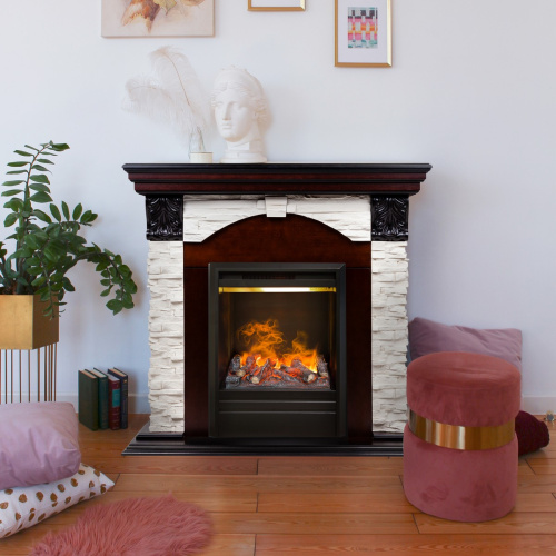 Электрокамин RealFlame Dublin Lux AO античный дуб с очагом 3D Olympic фото 7 Электрокамин RealFlame Dublin Lux AO античный дуб с очагом 3D Olympic фото 7