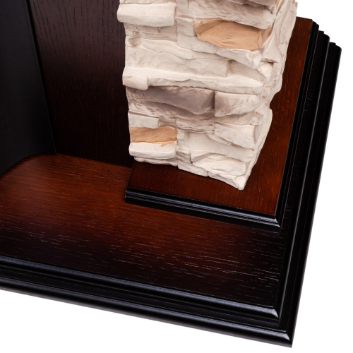 Каминокомплект DUBLIN ROCK/ДУБЛИН РОК Античный дуб с очагом Электроочаг KENDAL/КЕНДАЛ 24 фото 5