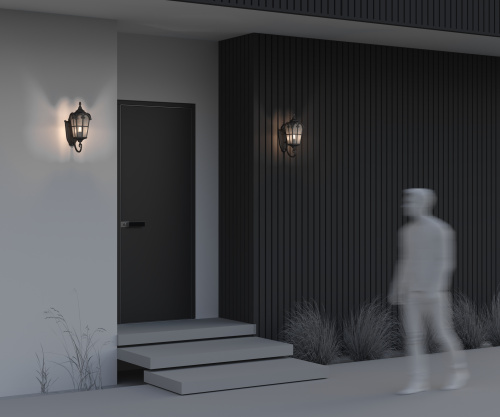 Уличный настенный светильник Outdoor O413WL-01BZ1 фото 6