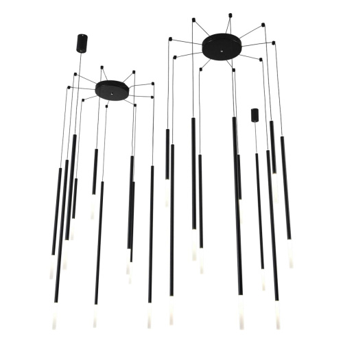 8400/27L LEDIO LN26 000 черный/белый, металл/акрил Люстра LED 27W 3000K 220V STICK 8400/27L LEDIO LN26 000 черный/белый, металл/акрил Люстра LED 27W 3000K 220V STICK
