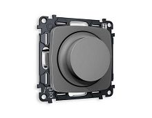 Комплект механизма светорегулятора универсального AMBRELLA VOLT OMEGA Антрацит серый 25-600W/LED 5-300W QUANT (OP6555, VM136) MO655510