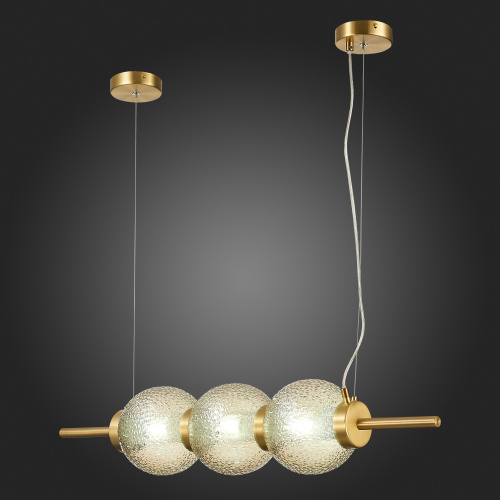 SL1155.313.03 Светильник подвесной ST-Luce Латунь/Коньячный E14 3*40W MARENA фото 9